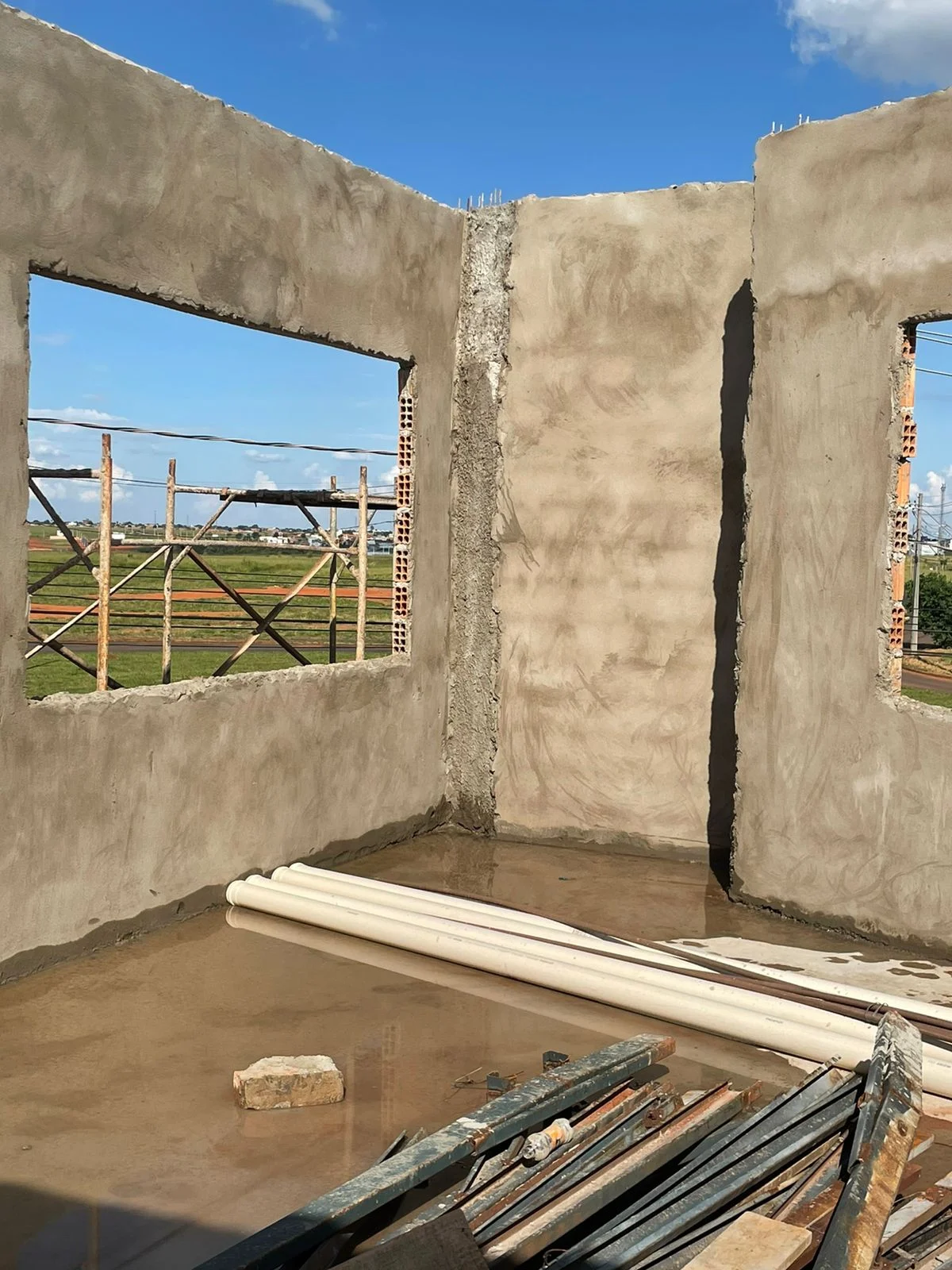 Estrutura em execução, registro fotográfico VR7-0212